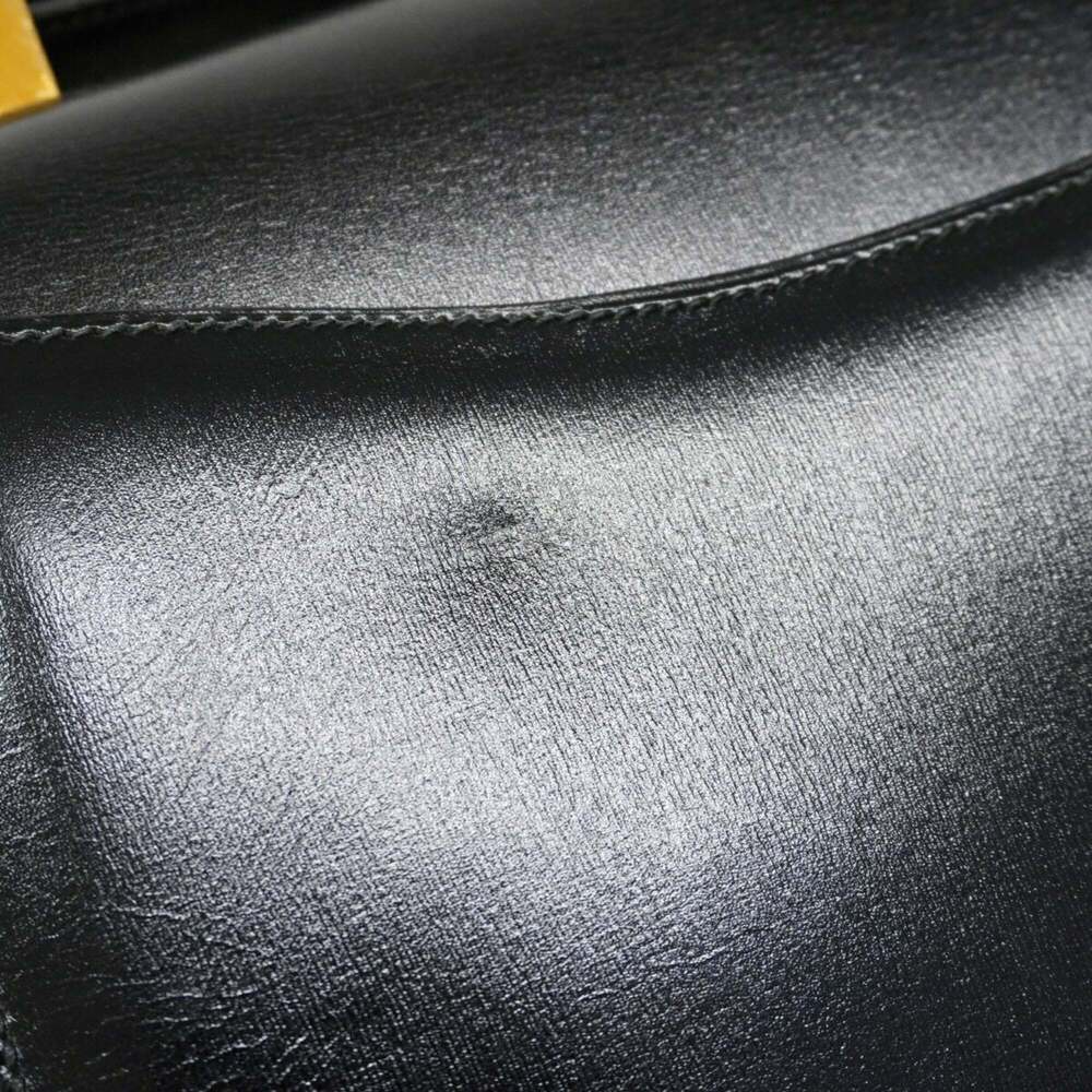 Hermes Constance 23 Shoulder Bag, Box Calf Leather, Black, with "S" stamp, Wo... - Picture 7 of 10